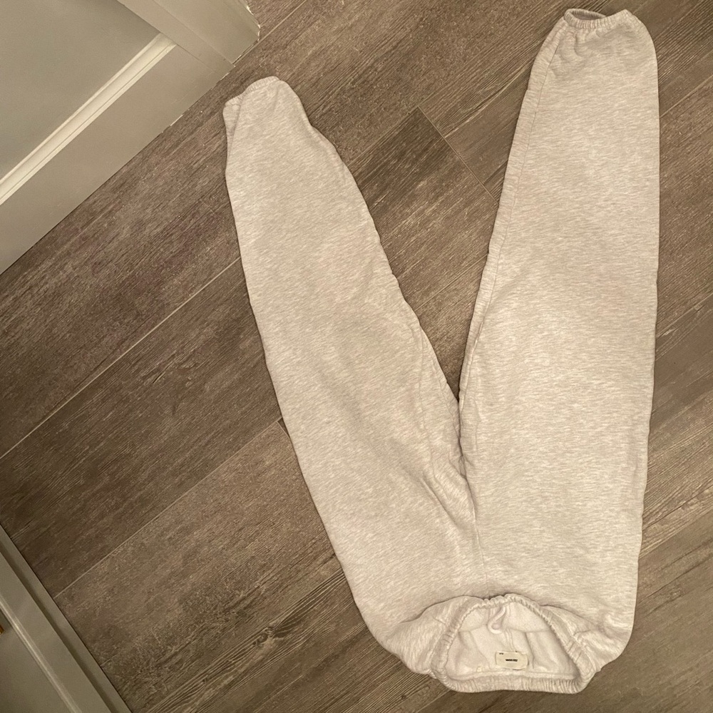 Joah brown oversized jogger pearl gray